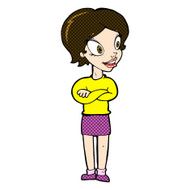 comic cartoon pretty woman N74