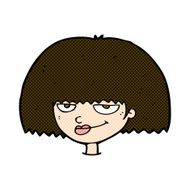 comic cartoon mean female face N3
