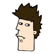 comic cartoon nervous expression N3