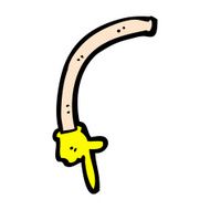 comic cartoon pointing arm N8