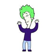 comic cartoon vampire man N33