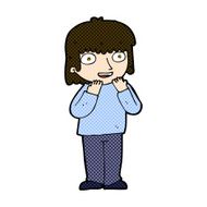 comic cartoon excited person N2
