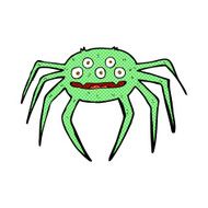 comic cartoon halloween spider N3