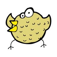 comic cartoon happy bird N11