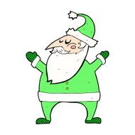 comic cartoon santa claus N55