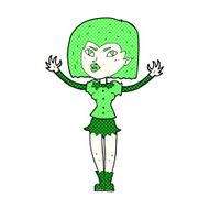 comic cartoon vampire girl N68