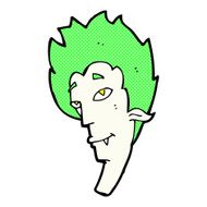 comic cartoon vampire head N12