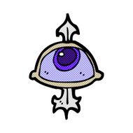 comic cartoon eye symbol N3