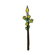 comic cartoon flowering spear N3