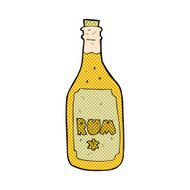 comic cartoon rum bottle N3