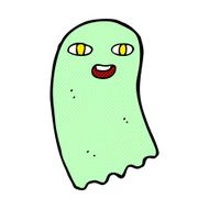 funny comic cartoon ghost N19