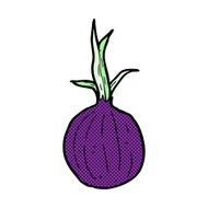 comic cartoon red onion N2