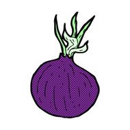 comic cartoon red onion N3