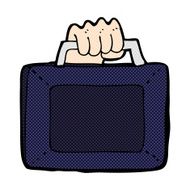 comic cartoon briefcase N2