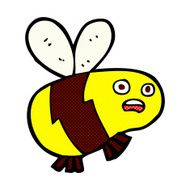 comic cartoon bee N11