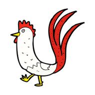 comic cartoon cockerel N8