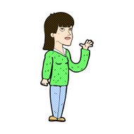 comic cartoon woman explaining N15