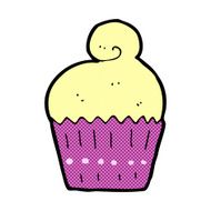 comic cartoon cupcake N16