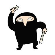 comic cartoon ninja N3