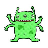 comic cartoon alien monster N3