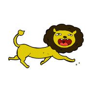 comic cartoon lion N4