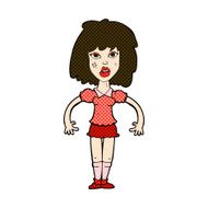 comic cartoon girl fight N3