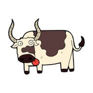 comic cartoon bull N9