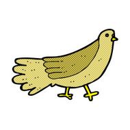comic cartoon bird N75