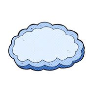 comic cartoon decorative cloud N11