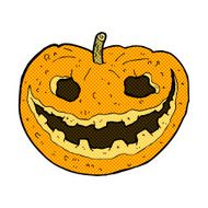comic cartoon spooky pumpkin N5