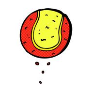 comic cartoon tennis ball N6