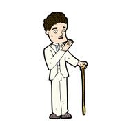 comic cartoon shocked gentleman N3