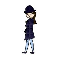 comic cartoon female spy N8