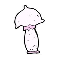 comic cartoon mushroom N14