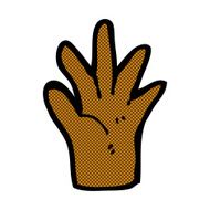 comic cartoon hand symbol N11