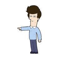 comic cartoon man pointing N51