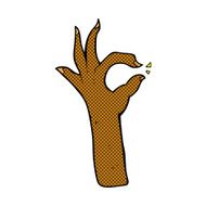 comic cartoon most excellent hand gesture N3