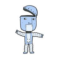 comic cartoon robot N49