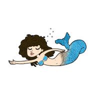 comic cartoon mermaid N20