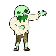 comic cartoon spooky zombie N3