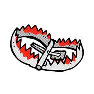 comic cartoon bear trap N3