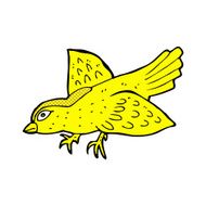 comic cartoon bird N77
