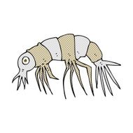 comic cartoon shrimp N9
