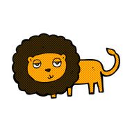 comic cartoon lion N6