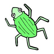 comic cartoon bug N13