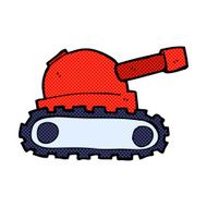 comic cartoon tank N2