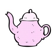 comic cartoon teapot N3