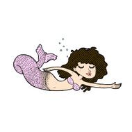 comic cartoon mermaid N21