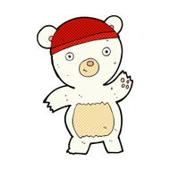 cute comic cartoon polar bear N4