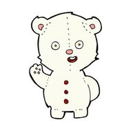 cute comic cartoon polar bear N5